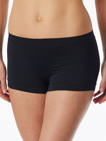 SCHIESSER Skinny Broek ' Unique Micro ' in Zwart