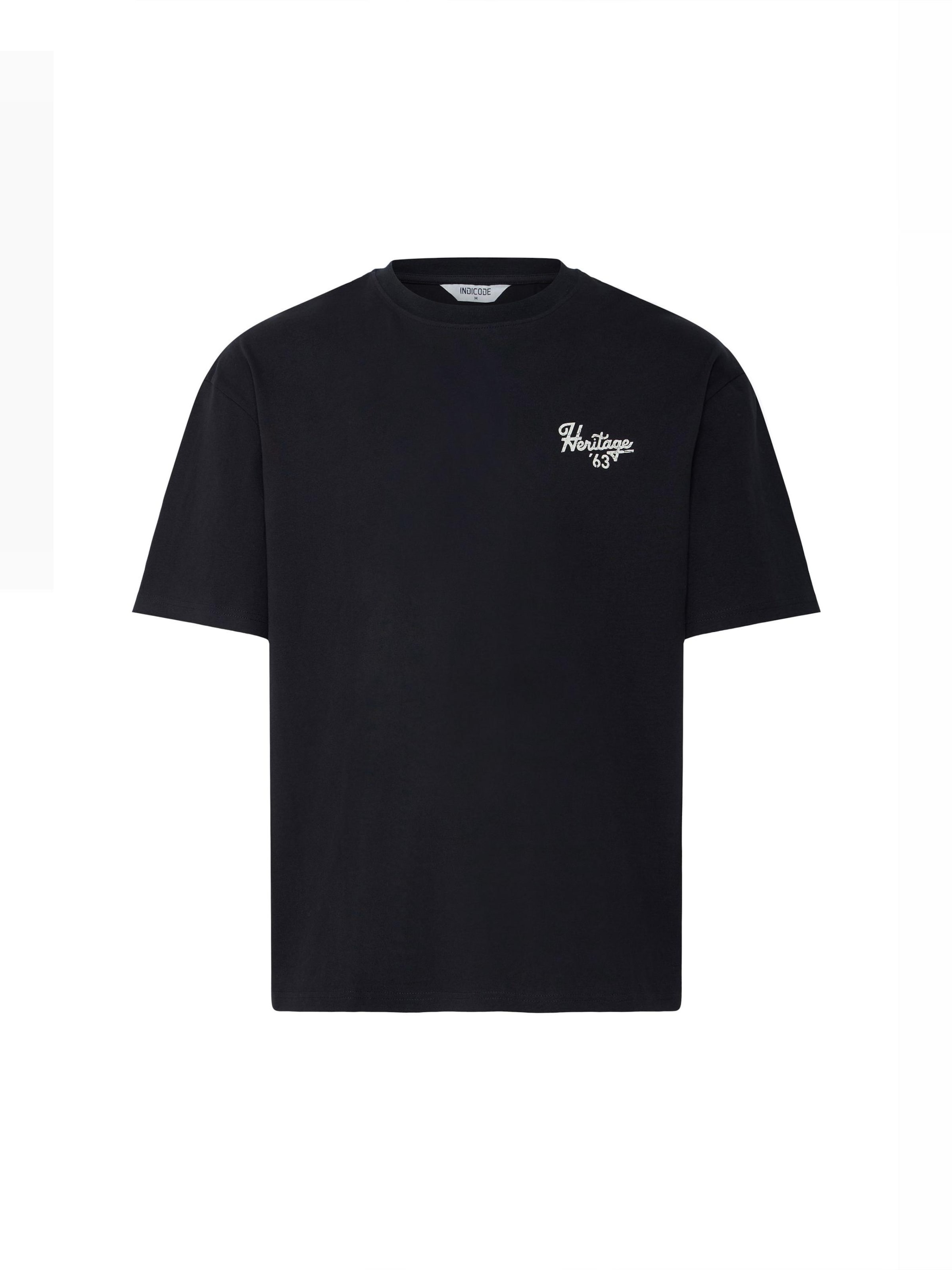 Maglietta ' IDBrybell ' di INDICODE JEANS in nero: frontale