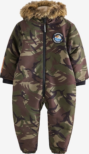 Funkcinis kostiumas 'Everest' iš Superdry, spalva – rusvai pilka / alyvuogių spalva / uogų spalva, Prekių apžvalga