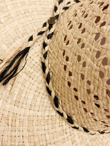 Amichi - Sombrero 'Sombrero para mujer Cireeen de fibras naturales trenzadas' en beige