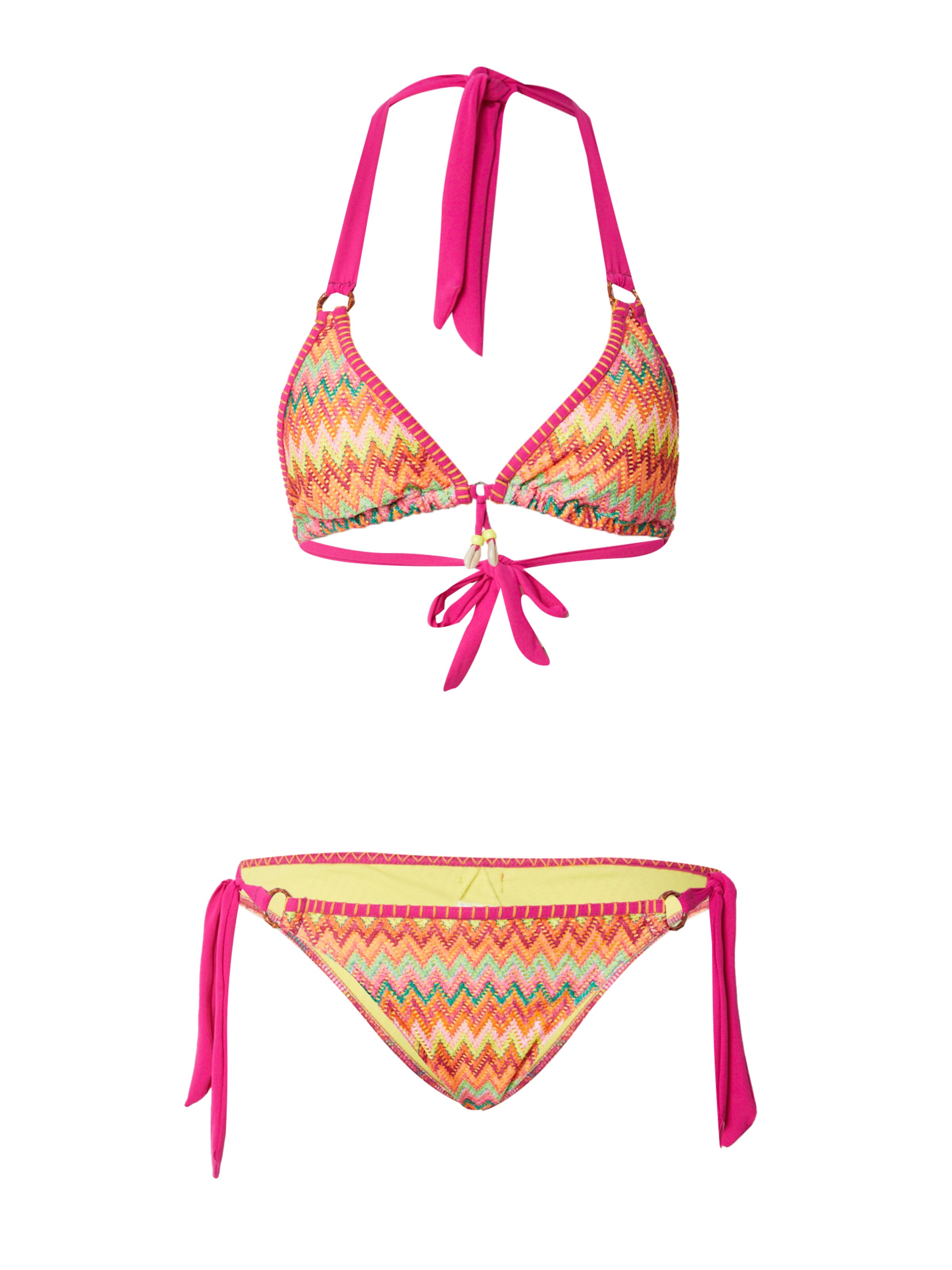 Banana Moon Bikini pieejams S, krāsa - piparmētru / oranžs / rozā / rožkrāsas, Preces skats