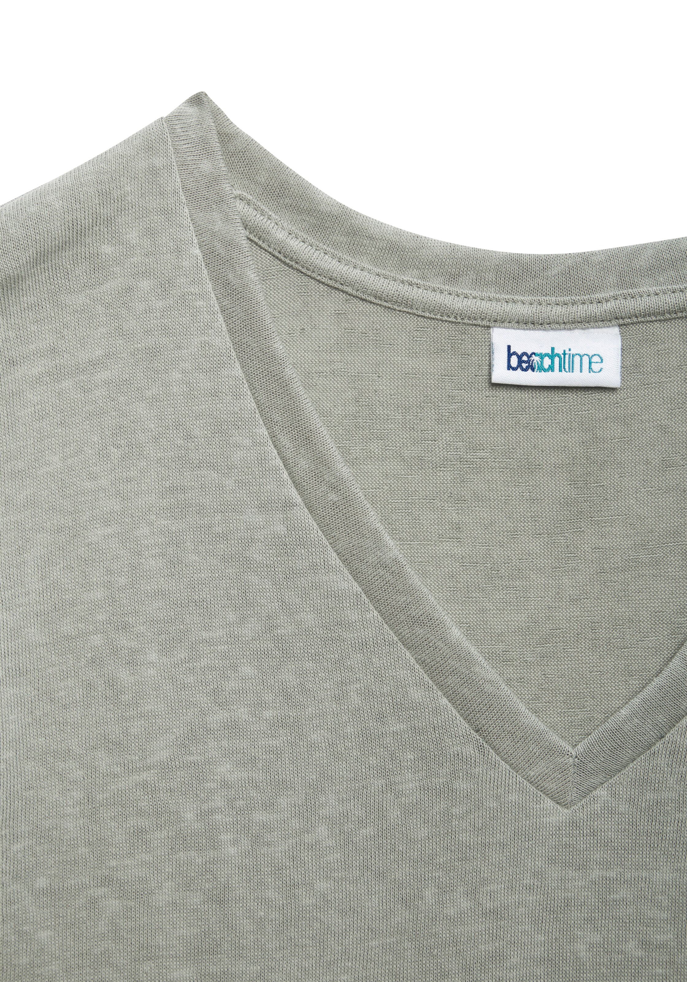 BEACH TIME Shirt in Green