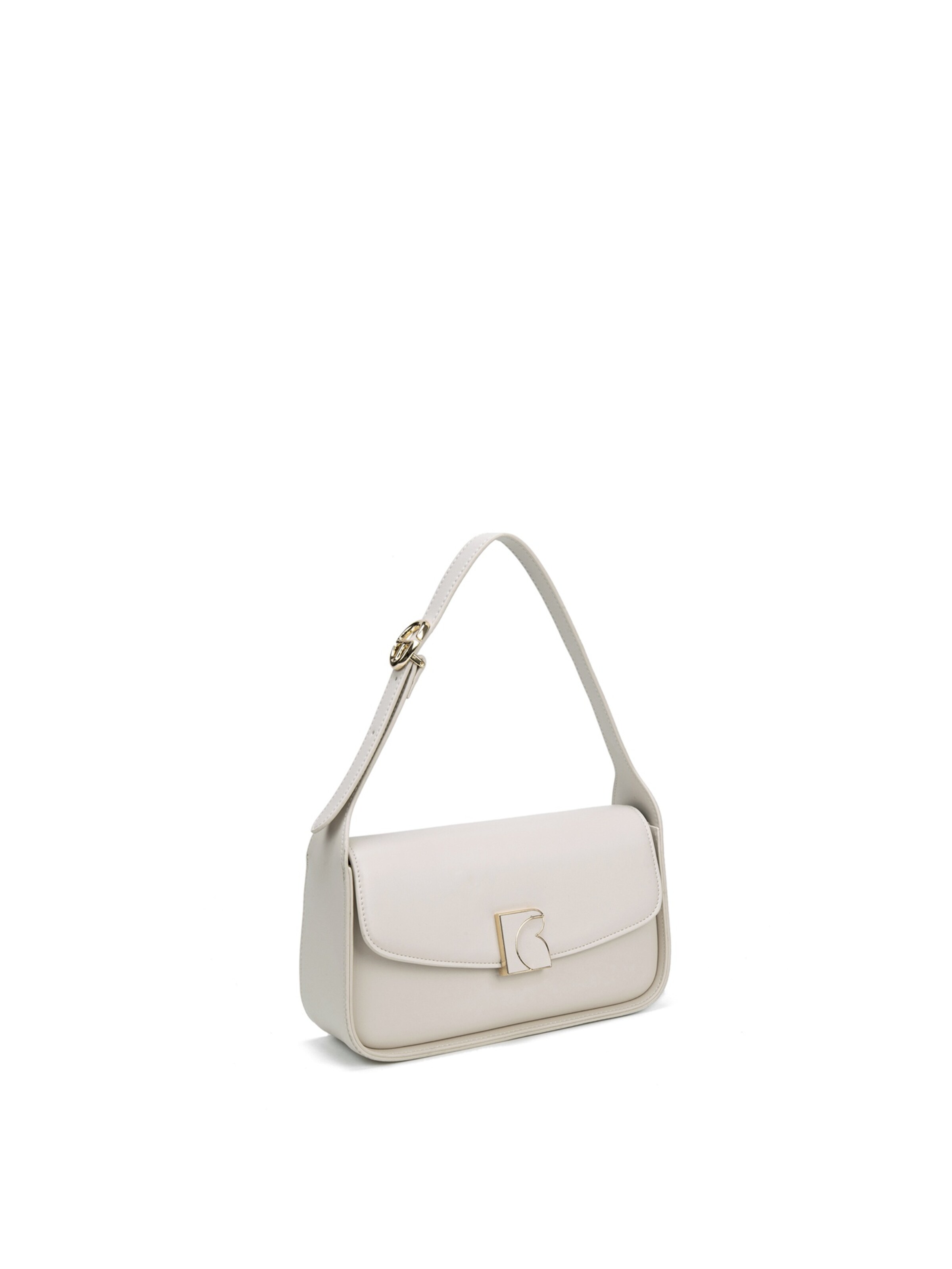 Chrisbella Crossbody Bag in Beige: front