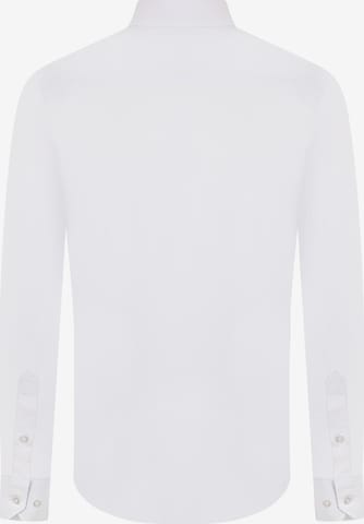 DENIM CULTURE - Regular Fit Camisa 'Bennie' em branco