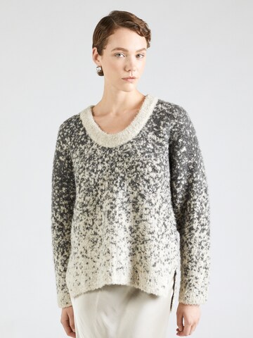 Pull-over 'Venessa' SOAKED IN LUXURY en beige : devant