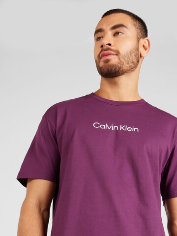 Calvin Klein Tričko 'Hero' – fialová