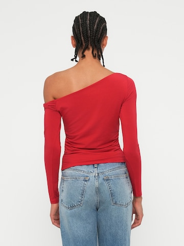 Abercrombie & Fitch Tričko - Červená