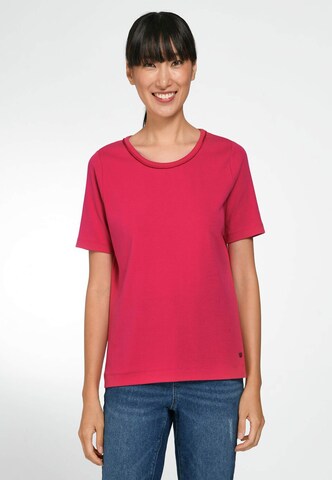T-shirt Basler en rose : devant