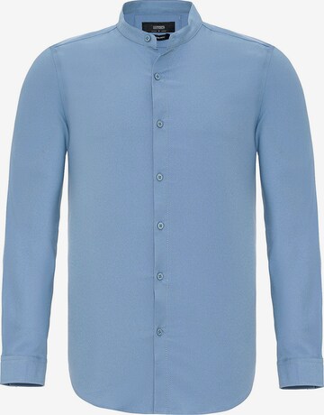 Coupe regular Chemise Antioch en bleu : devant