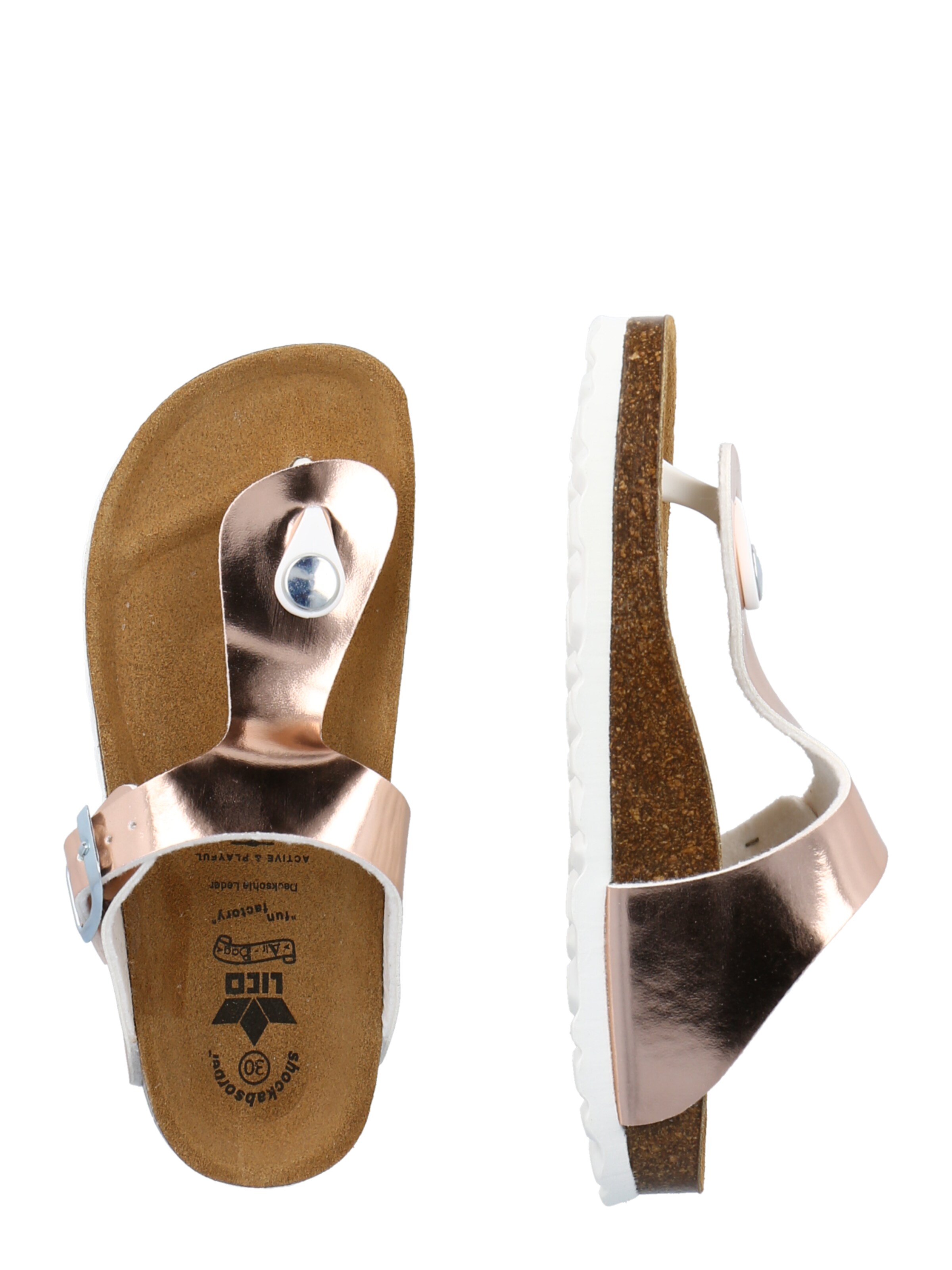 LICO Sandals 'Bioline Trend' in Pink