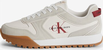 Calvin Klein Jeans Sneakers in Beige: front