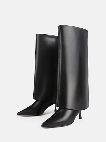 L37 HANDMADE SHOES Boots 'DEPEND ON ME' in Schwarz