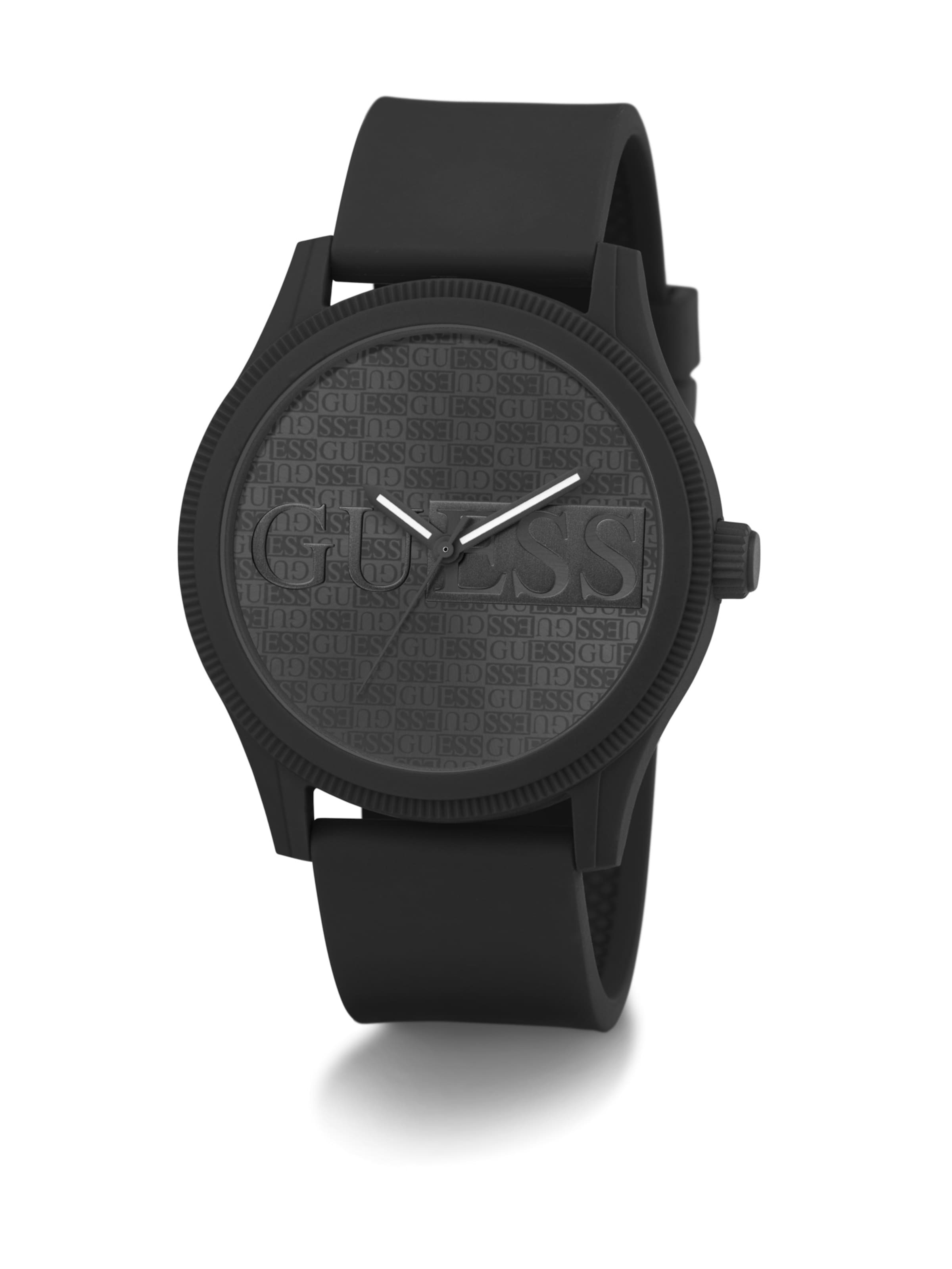 GUESS Uhr 'Reputation' in Schwarz