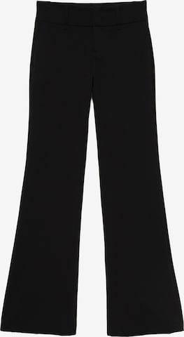 Pull&Bear Flared Hose in Schwarz: Vorderseite