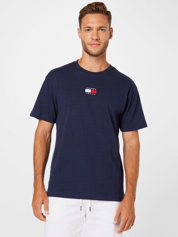 T-Shirt Tommy Jeans en bleu : devant