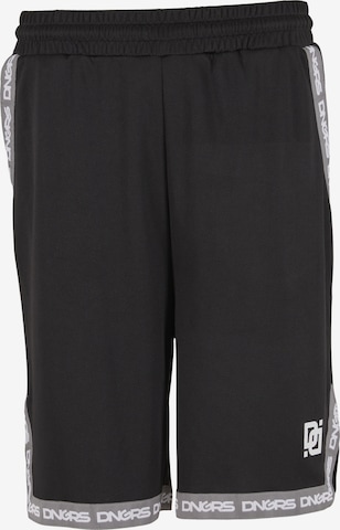 Dangerous DNGRS - Regular Calças 'Dunkin' em preto: frente