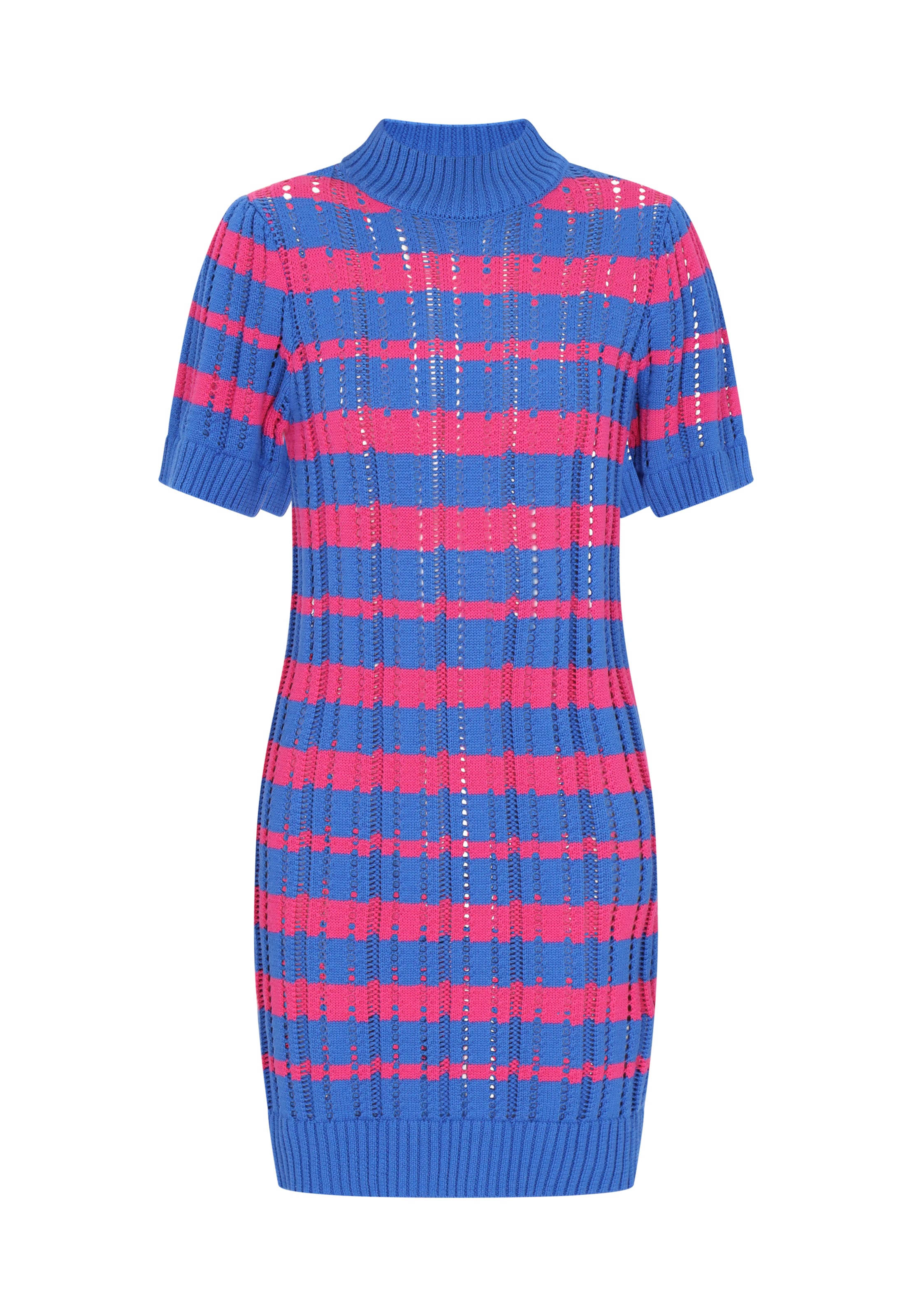 IZIA Трикотажное платье 'Boho' в Синий: спереди