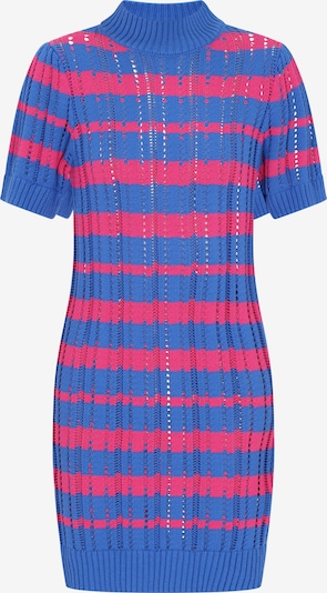 Megzta suknelė 'Boho' iš IZIA, spalva – mėlyna / rožinė, Prekių apžvalga