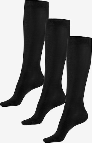 BENCH Kniestrümpfe in Schwarz: Vorderseite