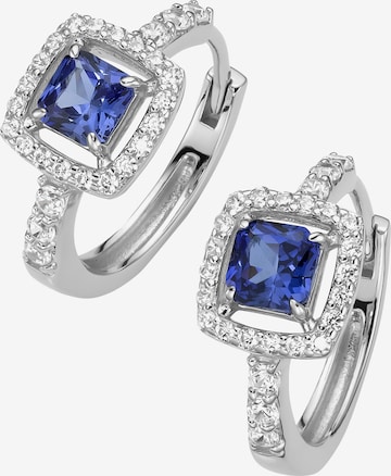 Orecchini di Giorgio Martello Milano in blu: frontale