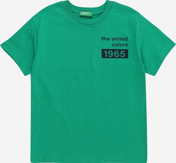 UNITED COLORS OF BENETTON - Camiseta en verde: frente