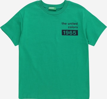 UNITED COLORS OF BENETTON Shirt in Groen: voorkant