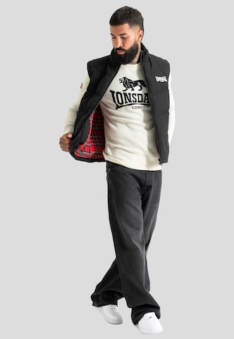 Lonsdale London Kamizelka 'Deptford' w kolorze czarny