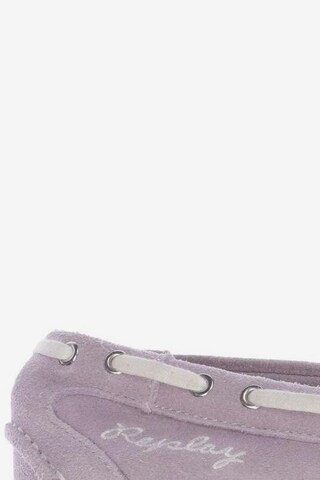 REPLAY Flats & Loafers in 37 in Purple