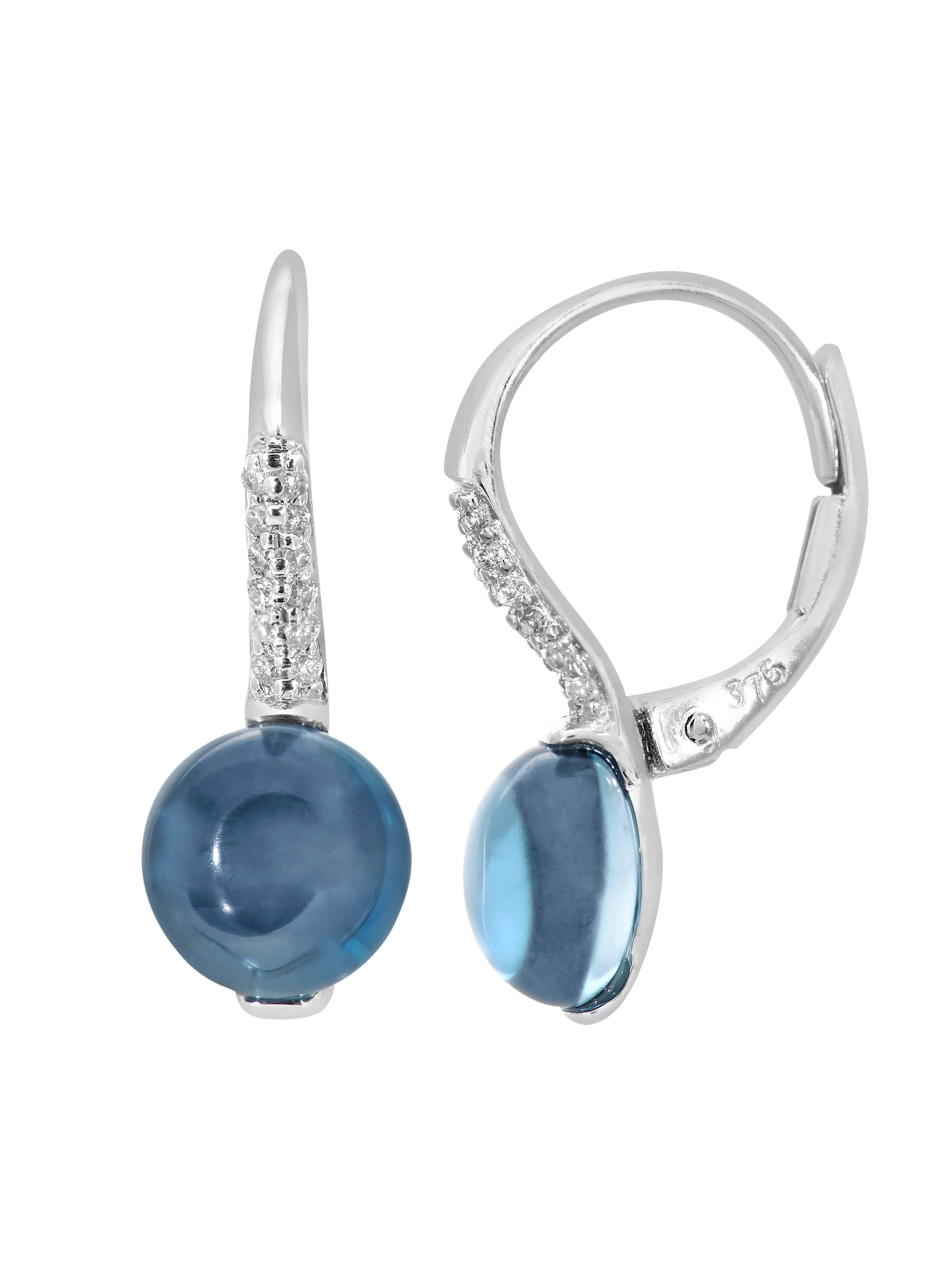DIAMANT LETERNEL Earrings in Silver: front