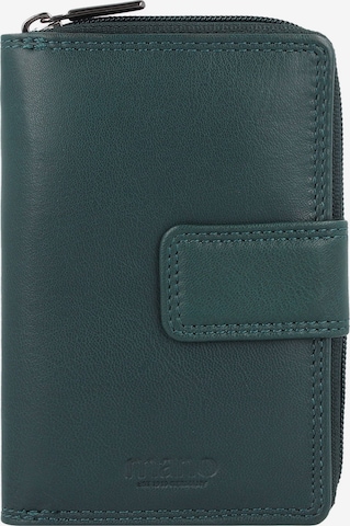 mano Portemonnaie 'Donna Giulia' in Grün: Vorderseite