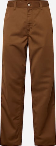 Pantalon Carhartt WIP en marron : devant