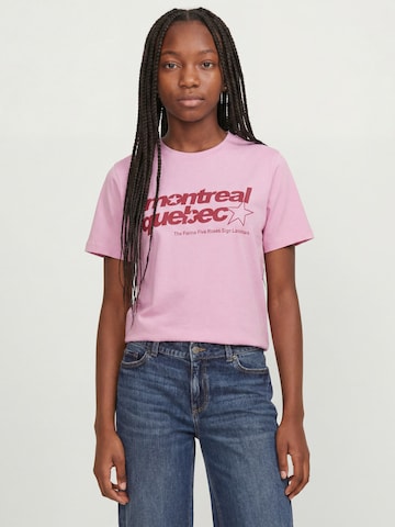 T-Shirt 'JXMERLE' JJXX en rose : devant