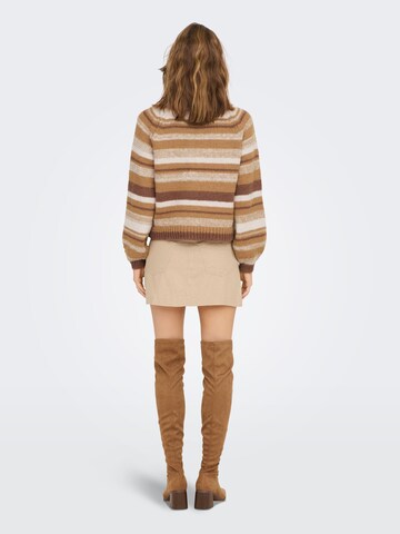 ONLY - Jersey 'Abby' en marrón