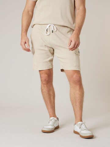 Regular Pantalon cargo 'Hobart' Deeluxe en beige : devant
