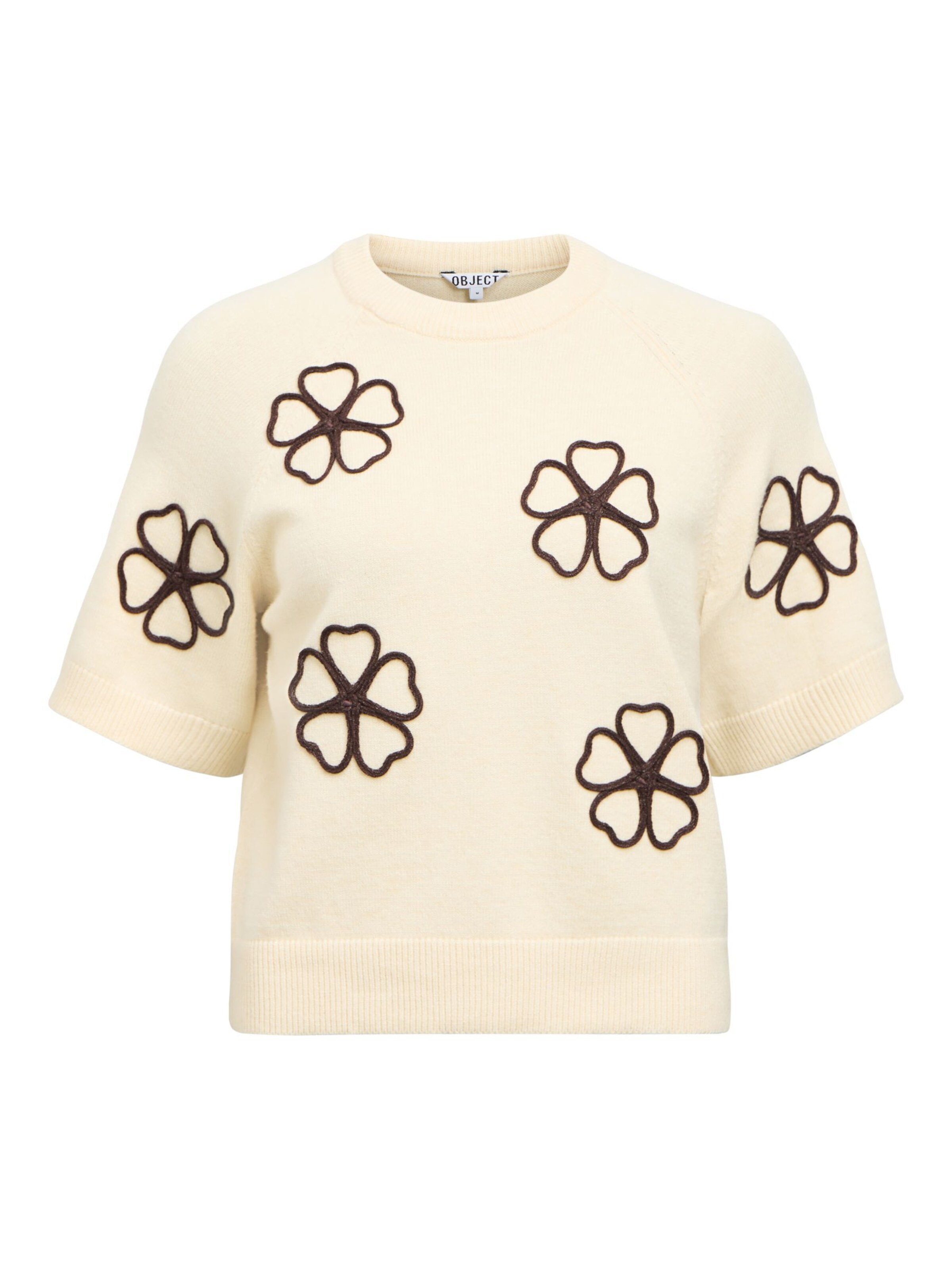 OBJECT Trui 'OBJLaney' in Beige: voorkant