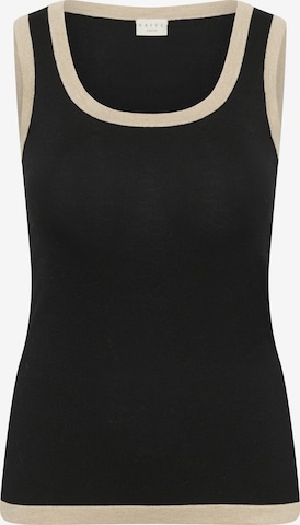 KAFFE CURVE Knitted top 'KClizzy' in Black: front