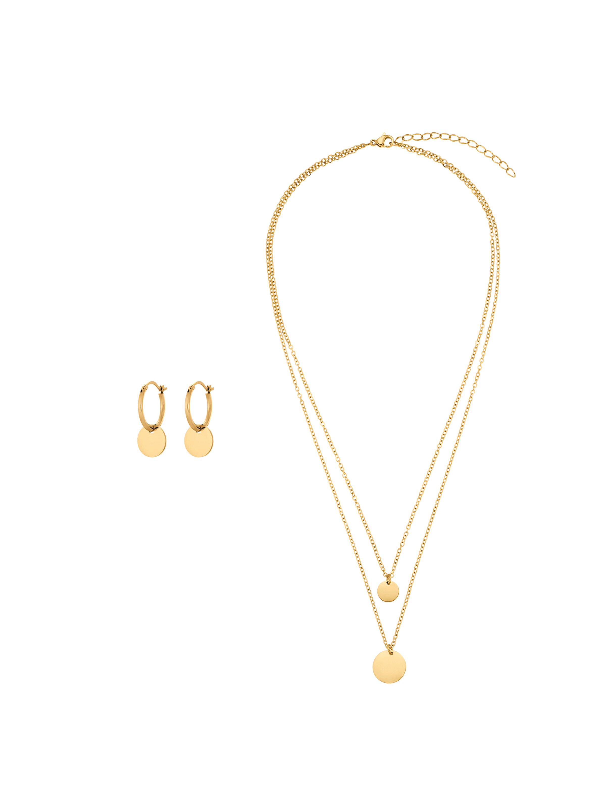 Heideman Jewelry Set 'Circuli' in Gold: front