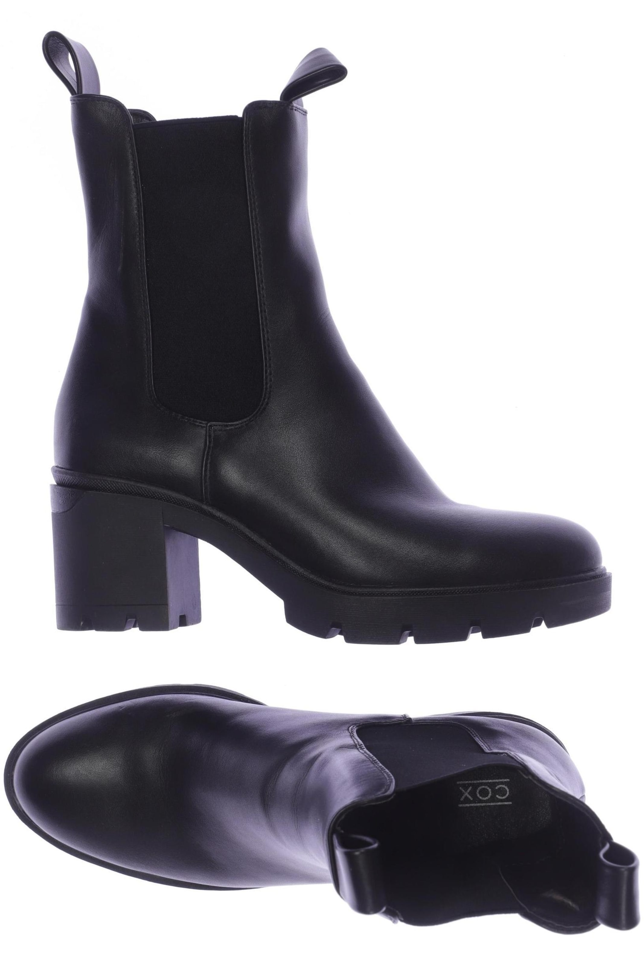 Ankle Boots Schwarz Stiefelette Cox Schwarz COX Stiefelette 38 In