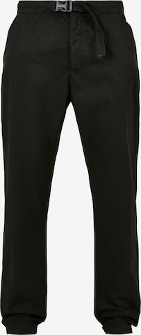 Urban ClassicsTapered Chino hlače - crna boja: prednji dio