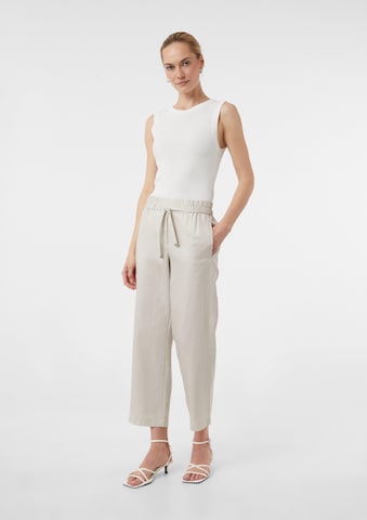 COMMA - regular Pantalón en beige