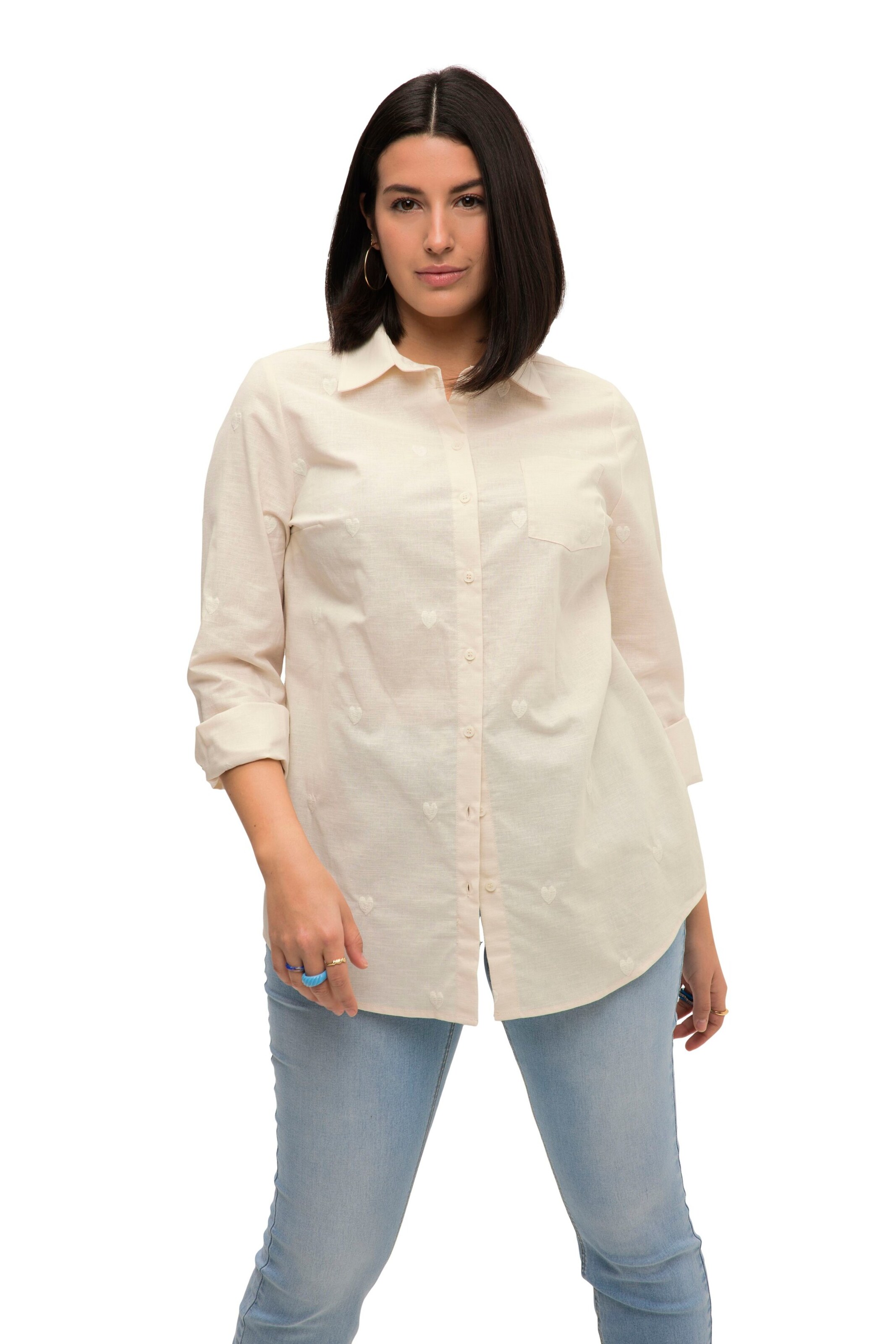 Studio Untold Bluse in Beige: Vorderseite