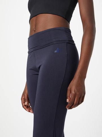 CURARE Yogawear Regular Workout Pants in Blue