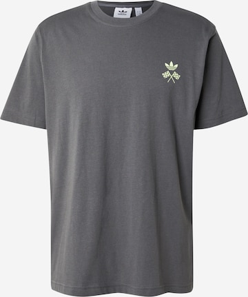 Maglietta 'RACING CAR' di ADIDAS ORIGINALS in grigio: frontale