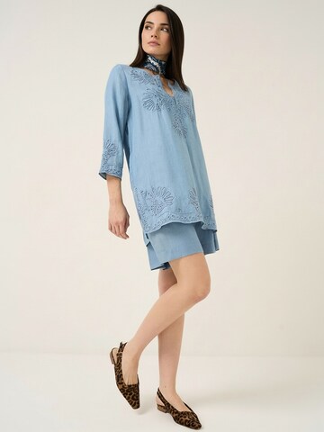 Camomilla Italia Regular Pants 'Boxy' in Blue