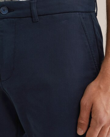 Coupe slim Pantalon chino WE Fashion en bleu