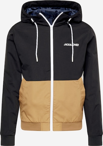 JACK & JONES سترة غير رسمية 'Rush' بلون بيج: الأمام