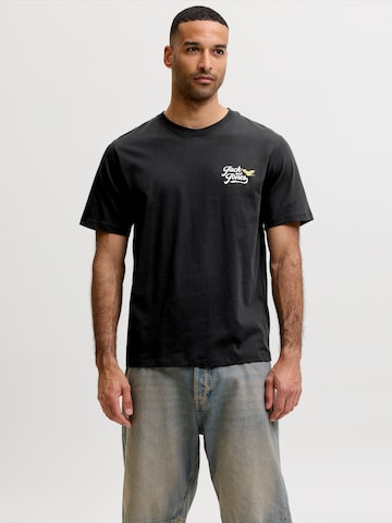 JACK & JONES Shirt 'JJLEGEND' in Black: front