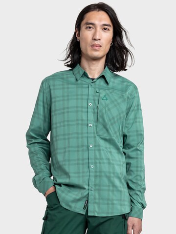 Fit confort Chemise 'Fraris ' Schöffel en vert : devant