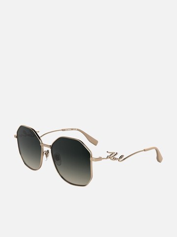 Lunettes de soleil Karl Lagerfeld en or
