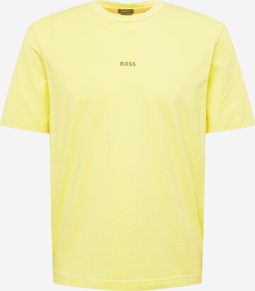 BOSS Orange Shirt 'Chup' in Yellow: front